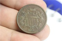 1865 Two Cent Piece