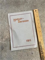 1911 Harley Davidson Booklet