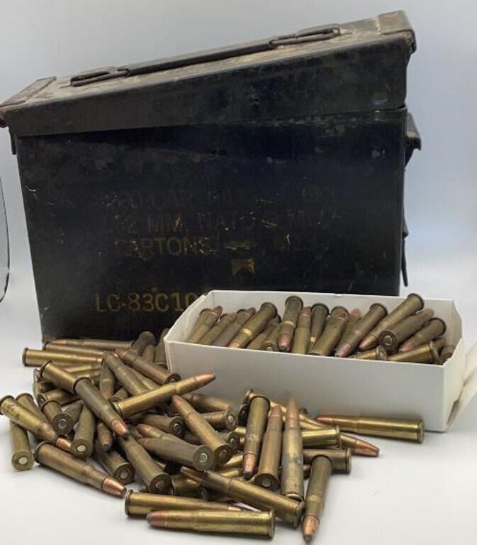 30/30 ammunition with ammo box
