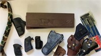 Gun cleaning Kit and Gun Holsters