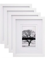 Egofine 8x10 Picture Frames 4 PCS, Made of Solid