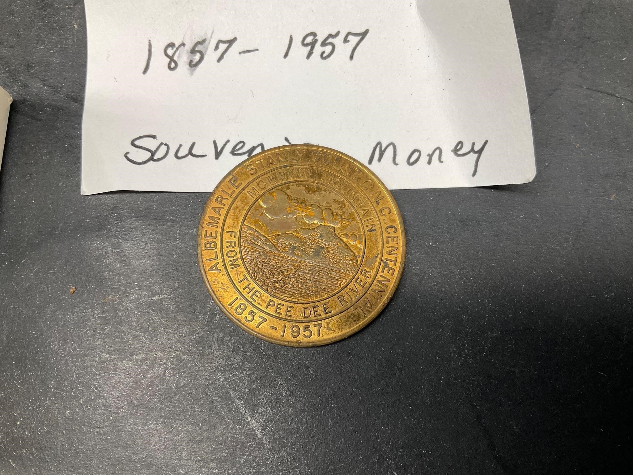Albemarle Stanly county souvenir coin 1957