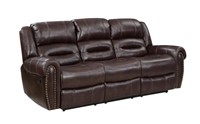 Home Elegance DBL Reclining Sofa w/Drop Table