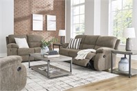 ASHLEY SCRANTO DBL RECLINING SOFA & LOVE SEAT