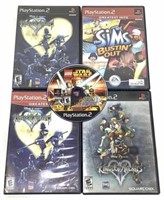 (5) Ps2 Playstation 2 Video Games, Kingdom Hearts