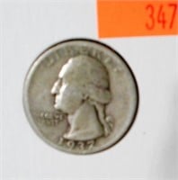 1937 Washington Silver Quarter