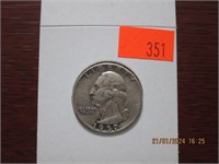 1957 D Washington Silver Quarter