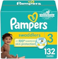 Pampers Swaddlers Active Baby Diaper Size 3 132