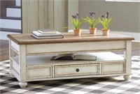 Ashley Realyn Coffee Table with Lift Top
