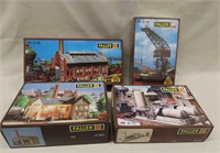 4 Faller HO Scale Structure Kits