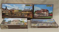 4 Faller HO Scale Structure Kits