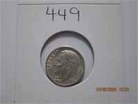 1964 AU/MS  Roosevelt Silver Dime
