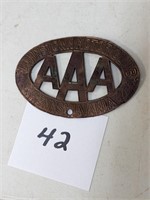 Johnstown AAA Motor Club License Plate Topper