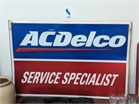 AC Delco Service Specialist Sign - 24" x 36"