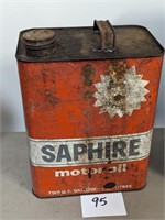 Saphire Motor Oil Can