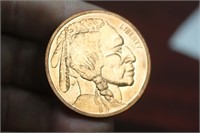 A One Ounce Buffalo Copper Coin
