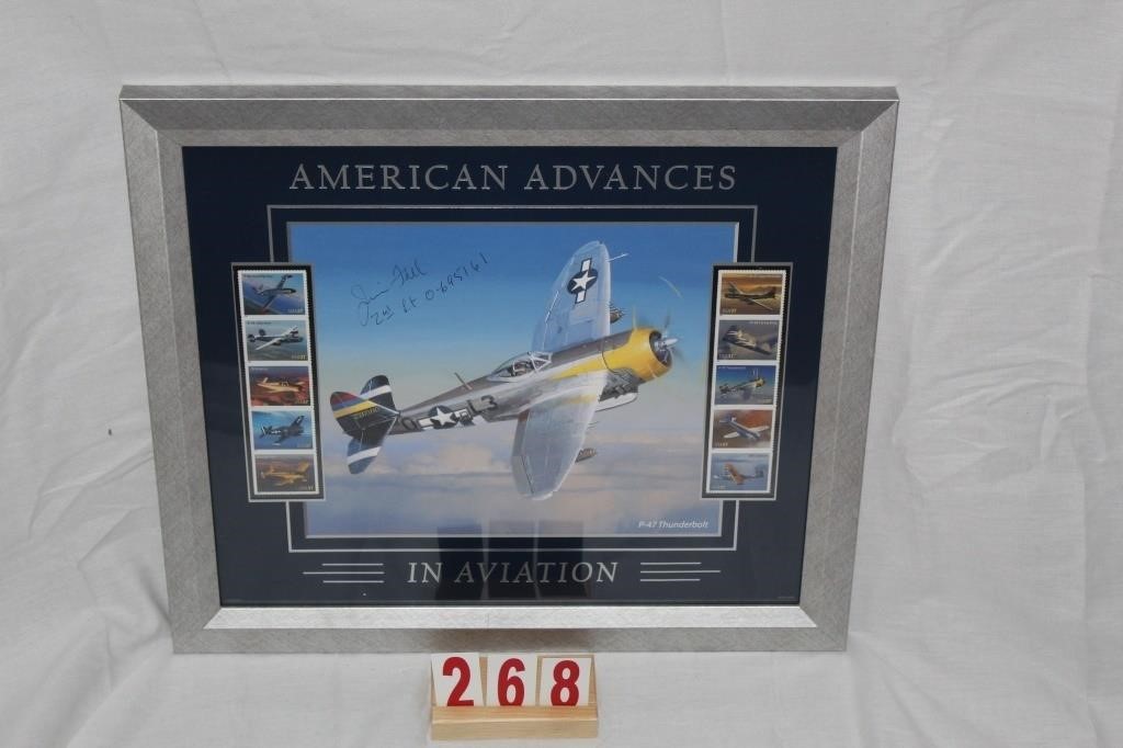 American Advances in Aviation framed Stamps