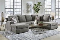 Ashley 29402 Ophannon Putty 2 pc Sectional Sofa