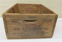 Wooden Western Ammo Box