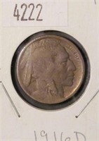 1916 D Buffalo Nickel AG Condition