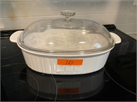White Corningware Bake Dish