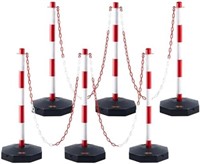 VEVOR Adjustable Traffic Delineator Post Cones, 6