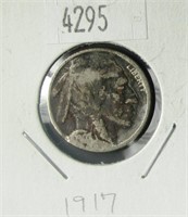 1917 Buffalo Nickel G4 Condition