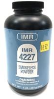 1 LB. Bottle of IMR 4227 Smokeless Powder, 1 lb.-