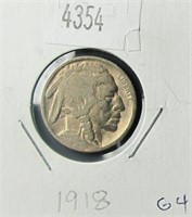 1918 Buffalo Nickel G4 Condition