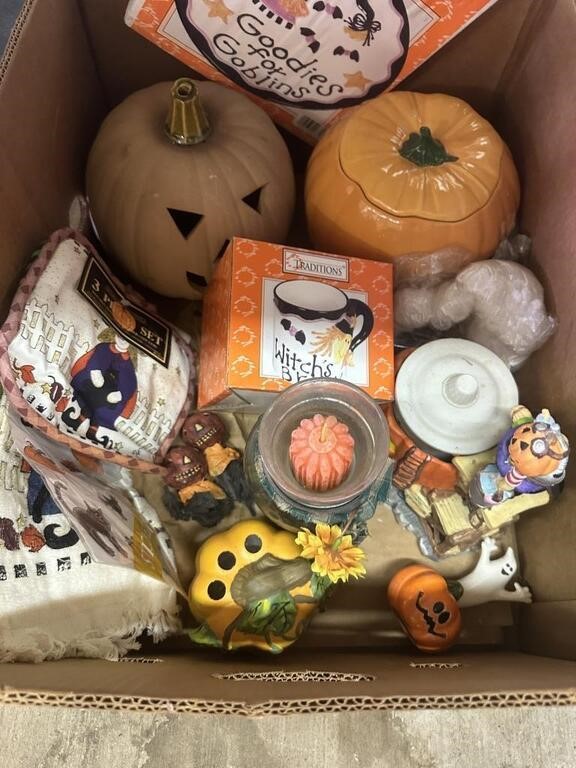 Box of Asst Halloween Items