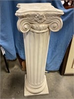 Ceramic plant pedestal 3 foot tall w small damage