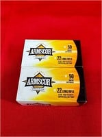 100 Rounds of Armscor 22 Long Rifle Hollow Points
