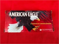 Box of 20 Federal American Eagle .22-250 Remington