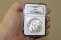 An NGC Graded 1882-S Morgan Silver Dollar