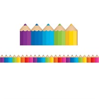 Teacher Created Resources Colored Pencils Die-Cut