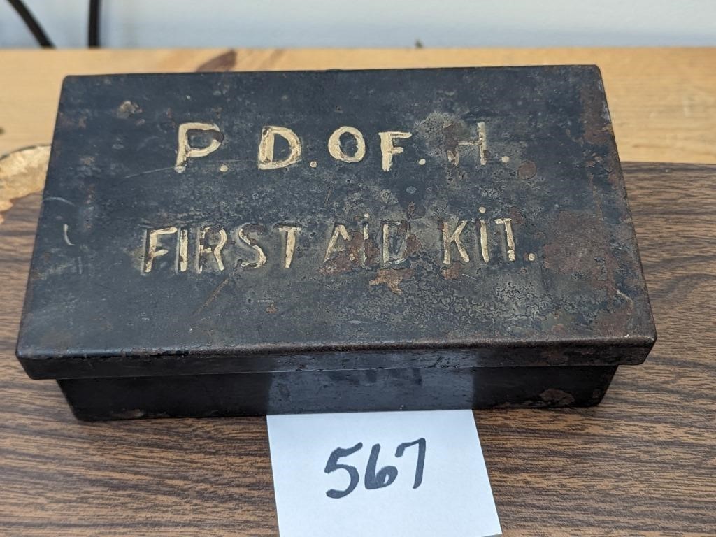 PA Dept of Highway First Aid Kit - Empty