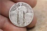 1927 Walking Liberty Silver Quarter