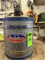 5 Gal Delphos Galvanized Kerosene Can