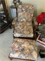 Adjustable chair and Ottoman