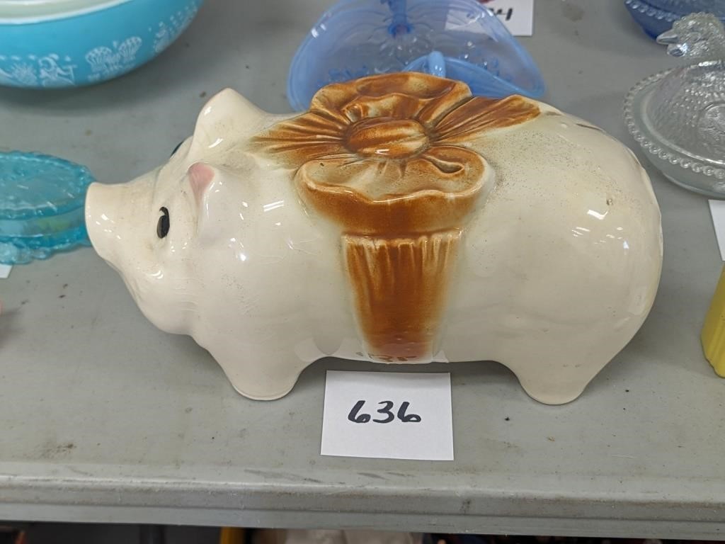 USA Pottery Piggy Bank