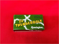 Box of 50 Remington Thunderbolt .22 LR
