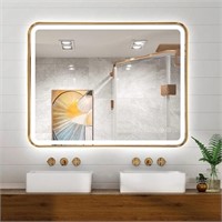 LED Bathroom Mirror, 30"x22" Rectangle Wall
