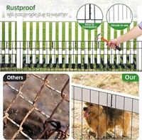 25 Pack Animal Barrier Fence, 17 in(H) X 27 Ft(L)