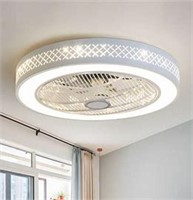 Circular Metallic LED Semi Flush Mount Modernist