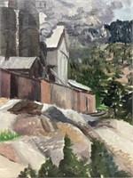 Impressionist Landscape Oil On Canvas