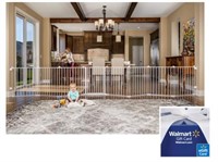 Regalo 192" Wide Gate & Play Yard White Extra Wid