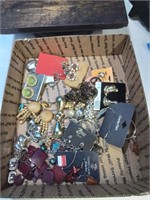 Flat with variety of costume jewelry some new