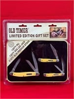 Old Timer Limited Edition 3 Knife Gift Set