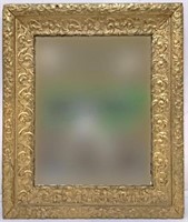 Classical Influenced Gold Gilt Style Wall Mirror