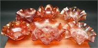 Marigold Opalescent Bowls Collection (6)